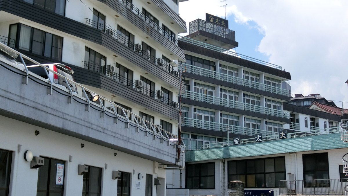 伊香保温泉の金太夫の外観